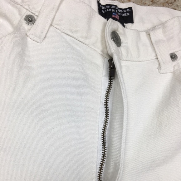 Polo Ralph Lauren White Jeans Women’s Size 10 - Picture 5 of 7